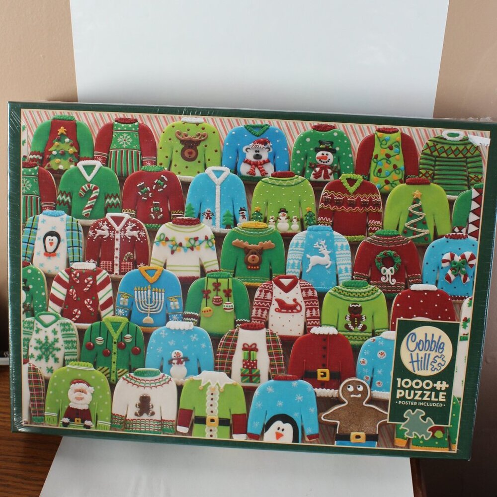 Cobble Hill 1000pc Ugly Christmas Sweaters Puzzle